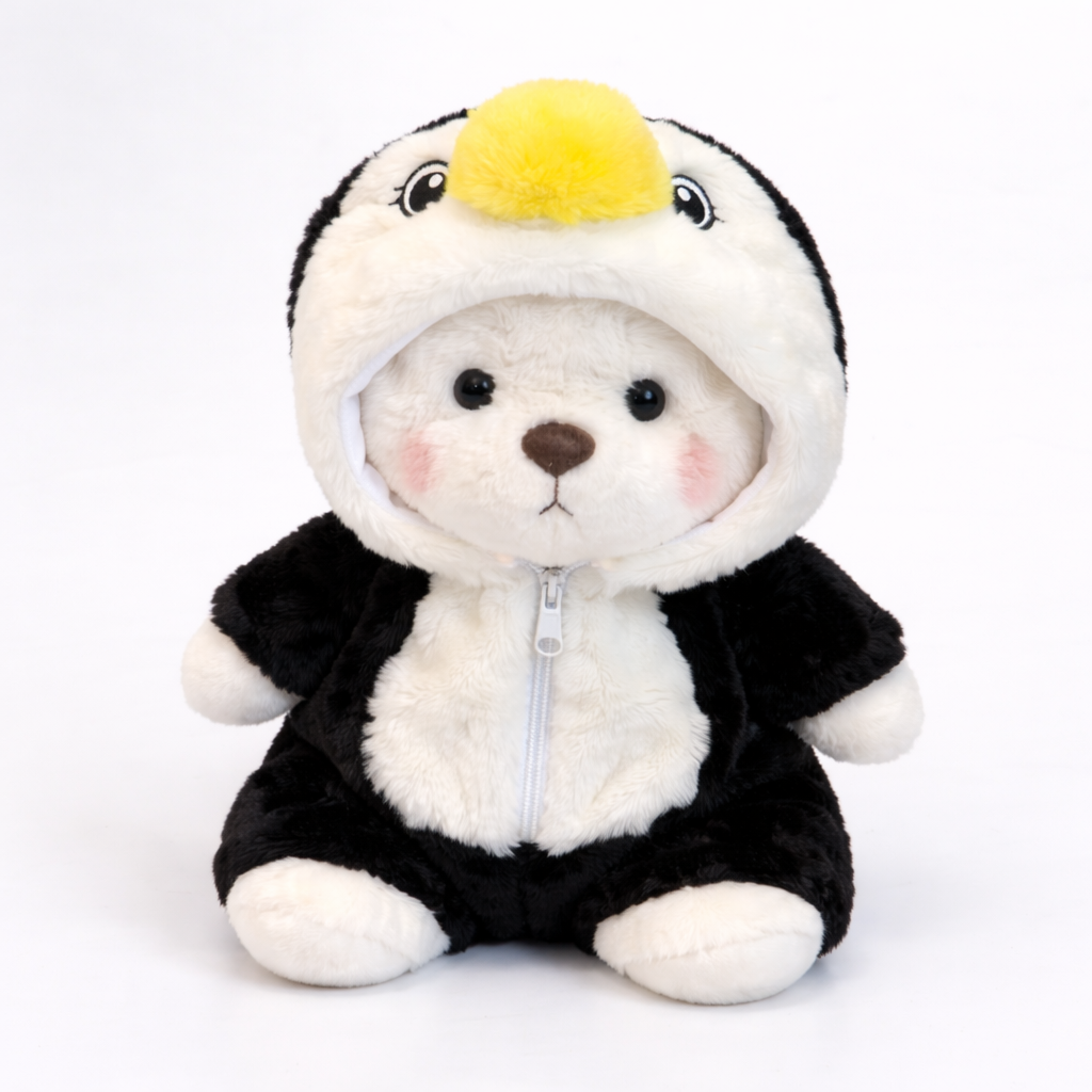 MelonBear Gugu The Penguin l Valentine Teddy Bear Gift